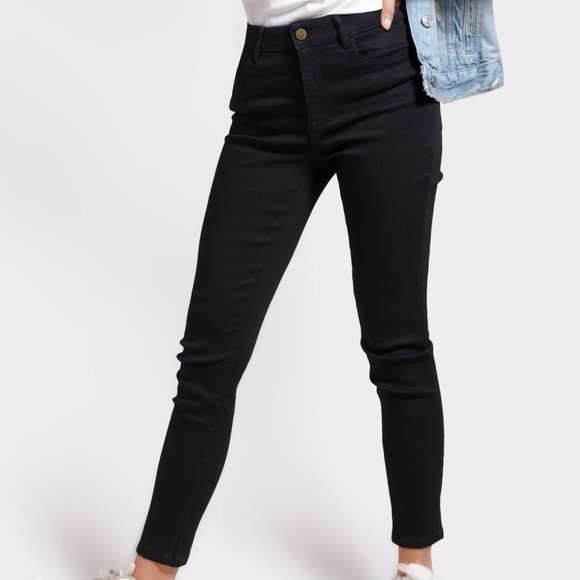 OLGYN Denim - OLGYN Women’s Stretch Black Denim Pant Skinny Fit